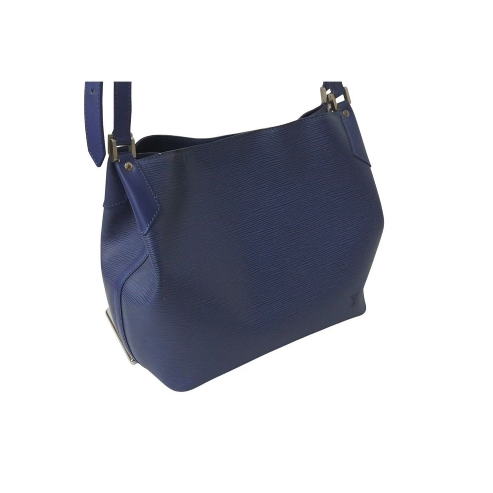 LOUIS VUITTON Epi Mandala Shoulder Bag Leather Blue - Picture 4 of 9